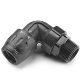 1" (25mm) 1" Male NPT Threaded 90° Elbow