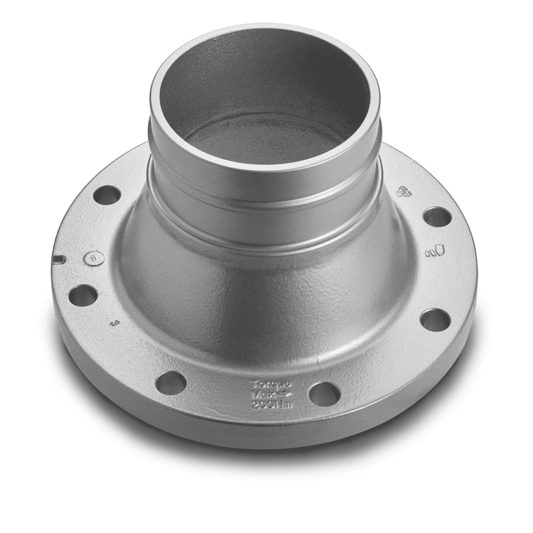 8" (220mm) to 6" (168mm) ANSI Standard Aluminum Flange Reducer