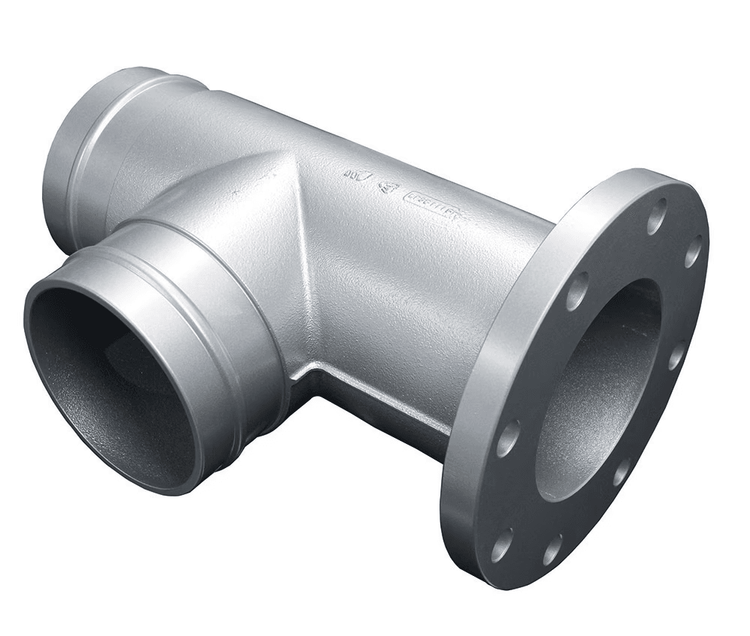 3" (76mm) 1 Flanged ANSI Standard Tee