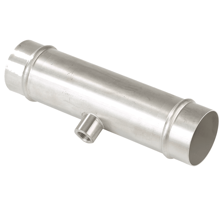 3" (76mm) Transair Female to 1/2" Female NPT Threaded Reducing Tee